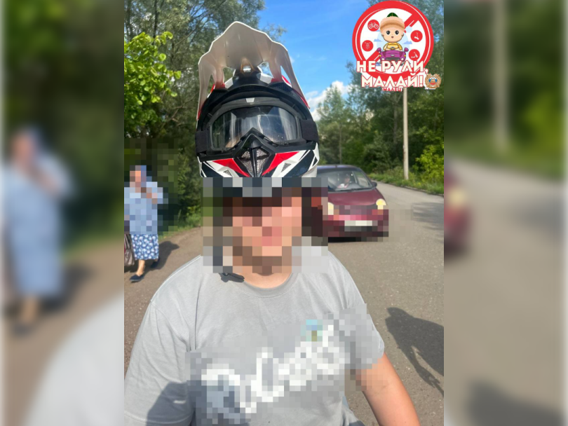 В Уфе сотрудники ДПС задержали подростка на скутере В Уфе сотрудники ДПС задержали подростка на скутере