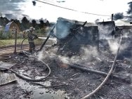 Под Уфой в пожаре погибла 9-летняя девочка