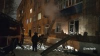 В Башкирии при пожаре в многоквартирном доме погиб мужчина