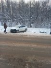 В ДТП между автобусом и автомобилем в Башкирии пострадали три человека и один ребенок