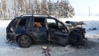 В Башкирии погиб человек в массовом ДТП