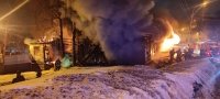 Горящее здание в Уфе по повышенному рангу тушили 38 пожарных