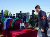 В Башкирии простились с погибшим на Украине Артуром Саяповым