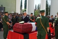 В Ишимбае проводили в последний путь ефрейтора Александра Радченко