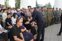 В Ишимбае проводили в последний путь ефрейтора Александра Радченко