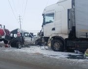 В Башкирии в массовой аварии с грузовиком погиб мужчина