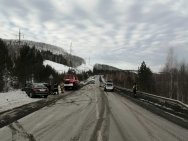 В Башкирии два человека попали в больницу после лобового ДТП