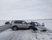 В Башкирии два человека погибли в лобовом ДТП