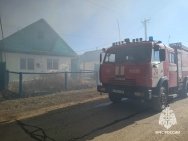 В Башкирии потушили пожар на четырех участках