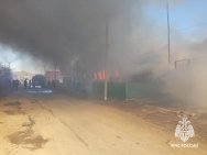 В Башкирии потушили пожар на четырех участках
