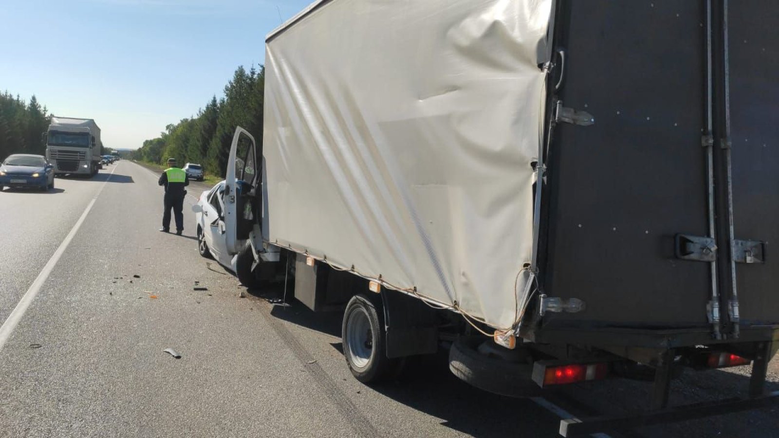 Четыре человека погибли в лобовом ДТП под Уфой