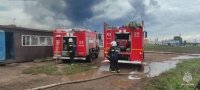 В городе Башкирии загорелись мазутные ямы