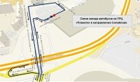 В Уфе на территорию «Планеты» начали заезжать автобусы большого класса