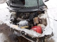 На трассе в Башкирии столкнулись две отечественные легковушки