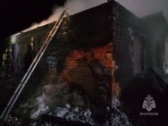 В Башкирии при пожаре в доме погибли двое детей