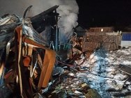 Женщина погибла при пожаре в частном доме в Башкирии