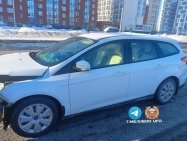 Водитель и пассажир пострадали в массовом ДТП в Уфе