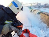 В Башкирии загорелся тепловоз