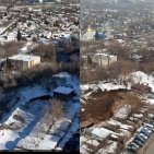 В Уфе на улице Бехтерева произошел обвал грунта
