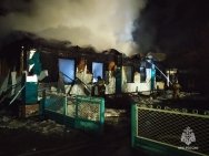 В Башкирии ночью загорелась мечеть