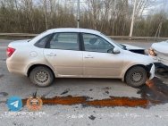 В Уфе два человека пострадали в ДТП с участием такси
