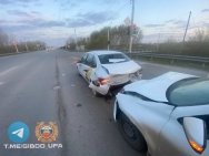 В Уфе два человека пострадали в ДТП с участием такси