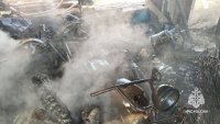 В Башкирии огонь поглотил три дома, два человека отравились продуктами горения