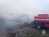 В Башкирии при пожаре в доме многодетной семьи погиб четырехлетний ребенок