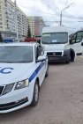 В Уфе оштрафовали водителя маршрутки, который объехал поток по тротуару