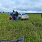 На дороге в Башкирии столкнулись два автомобиля, водители пострадали