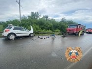В тройном ДТП под Уфой пострадал водитель
