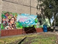 В уфимской Деме появился новый мурал