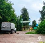В Башкирии затопило дорогу к детскому лагерю