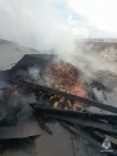 В Башкирии сгорела «Газель» с арбузами