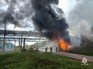 Названа причина разгерметизации с последующим горением трубопровода нефтехимического завода в Стерлитамаке