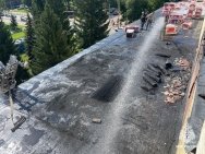 Названа предварительная причина пожара на крыше филиала УГНТУ