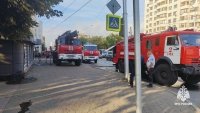 100 человек эвакуировали при пожаре в девятиэтажке в Уфе