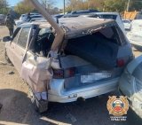 В Уфе водитель автобуса протаранил 13 автомобилей