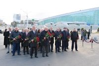 Радий Хабиров и Аслан Бжания возложили цветы к памятникам Салавату Юлаеву и Шайхзаде Бабичу
