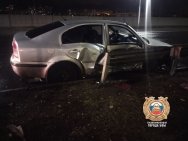Два пассажира и водитель пострадали в лобовом ДТП в Уфе