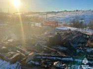 В Башкирии в развалах сгоревшего дома обнаружили тело мужчины