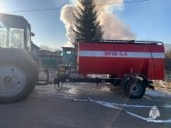 В Башкирии сгорела мечеть