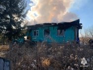 В Башкирии сгорела мечеть