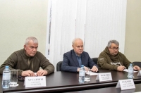 Константин Толкачев провел встречу с главами парламентов ДНР и ЛНР