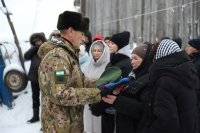 В Башкирии простились с погибшим в СВО Алмазом Аухатовым