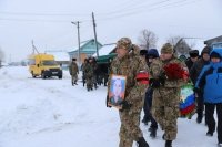 В Башкирии простились с погибшим в СВО Алмазом Аухатовым