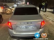 В Уфе в массовой аварии пострадала 16-летняя пассажирка мотоцикла