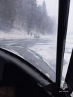 На водохранилище в Башкирии под лед провалился снегоход с водителем