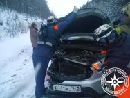 На трассе в Башкирии столкнулись две иномарки