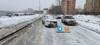 Двое детей и мужчина пострадали в массовой аварии в Уфе